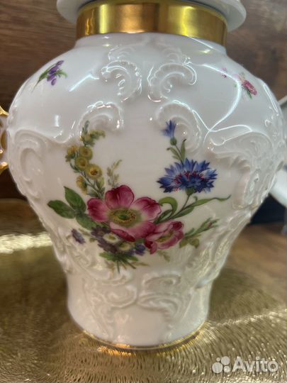 Имбирная фарфоровая ваза Royal Porzellan KPM
