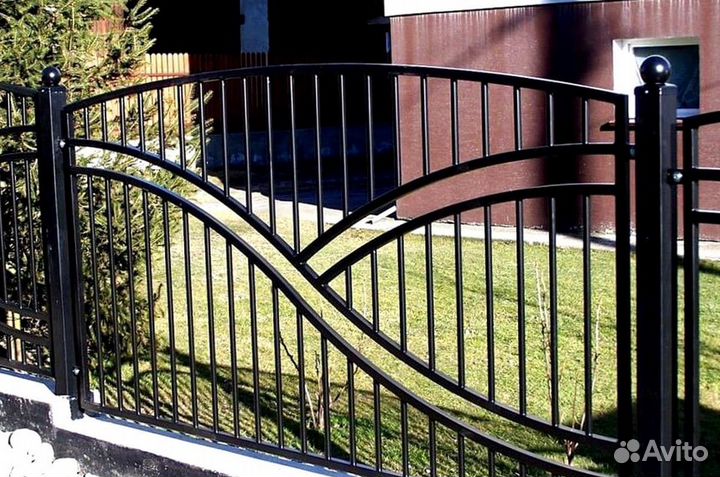 Ограды металлические Модель № 1419
