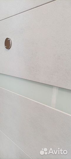 Дверь входная Союз 3K Царга Бетон снежный