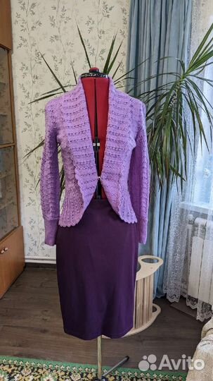 Вязаный пиджак женский 42-44