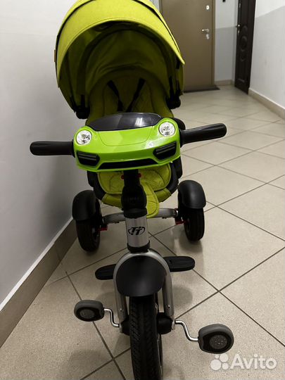 Велосипед коляска с ручкой