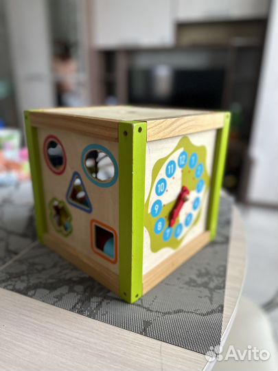 Развивающий деревянный блок