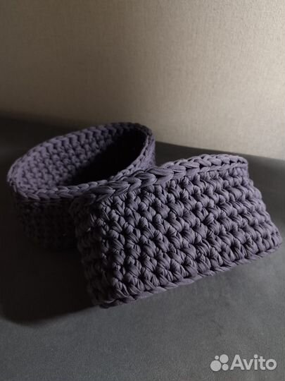 Плетеные корзинки для хранения