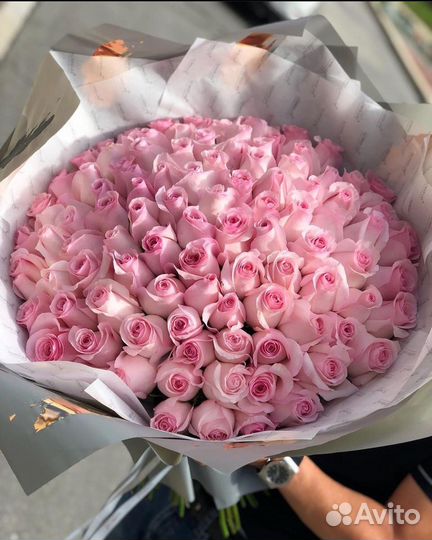 Букет роз 101 роза 51 Цветы доставка