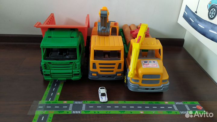 Детские машинки игрушки большие