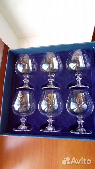 Vintage Новый набор хрустальный Франция