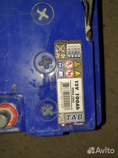 Аккумулятор автомобильный тав 100 ah бу