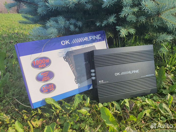Усилитель 4 канальный Alpine 1800w
