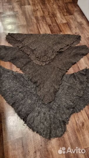 Пуховая шаль бу (3 шт)