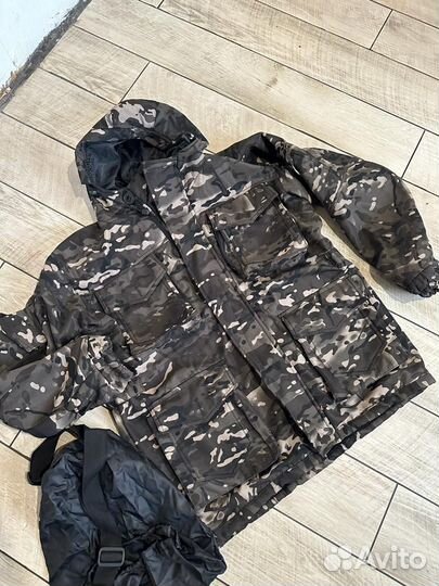 Костюм горка на флисе камуфляж