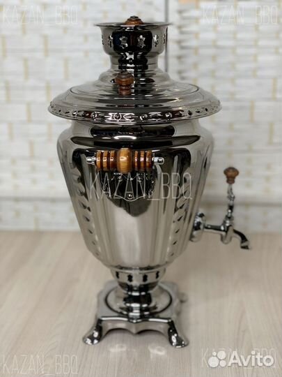 Самовар на дровах новый