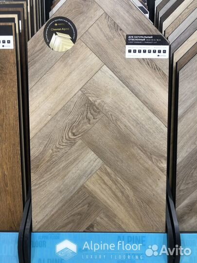 Кварцвинил елочка, кварц виниловый ламинат, елка