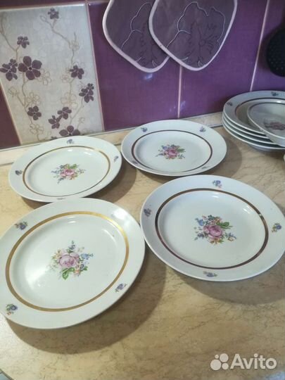 Столовый сервиз СССР 9предметов