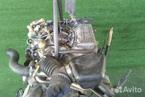 Двигатель в сборе двс toyota carina CT170 2C 1991