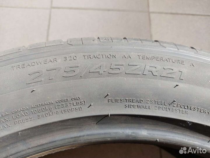 Hankook Ventus S1 Evo3 SUV K127A 315/40 R21 и 275/45 R21