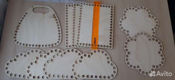 Донышки для вязанных корзин