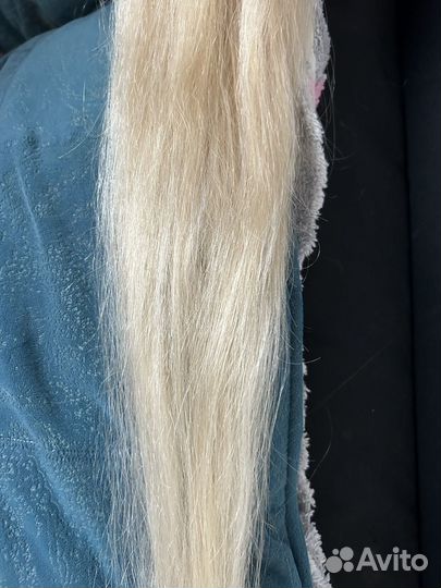 Волосы для наращивания 70 см блонд, детские