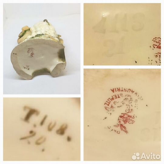 Фигурка - Teplitz - Австрия - Фарфор Антиквариат