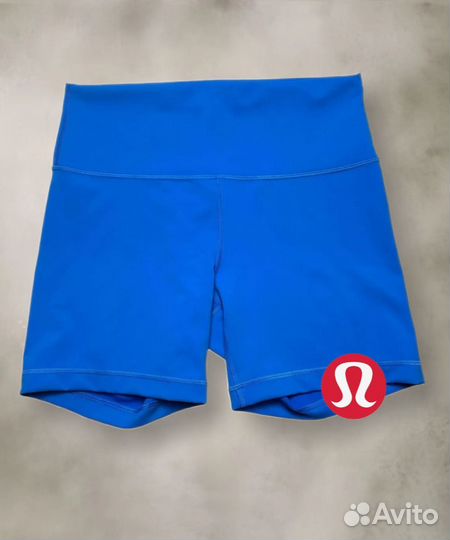 Шорты Lululemon Wunder Train High-Rise Голубые
