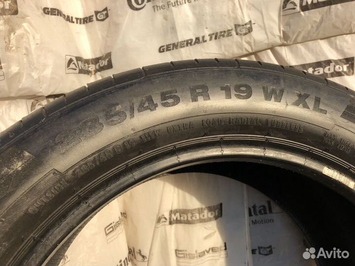 Continental ContiSportContact 5 255/50 R19 и 285/45 R19