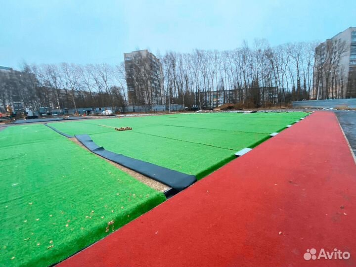 Покрытие искусственный газон