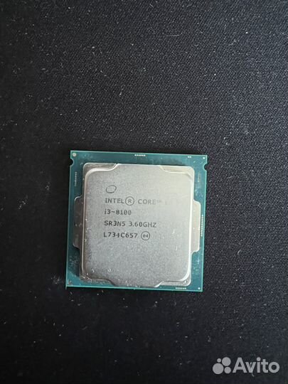 Процессор intel core i3 8100