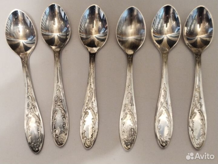 Ложки кофейные, чайные мельхиоровые времён СССР