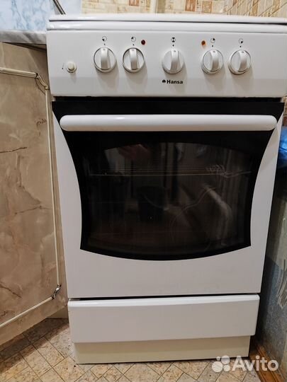 Плита электро- газовая бу hansa
