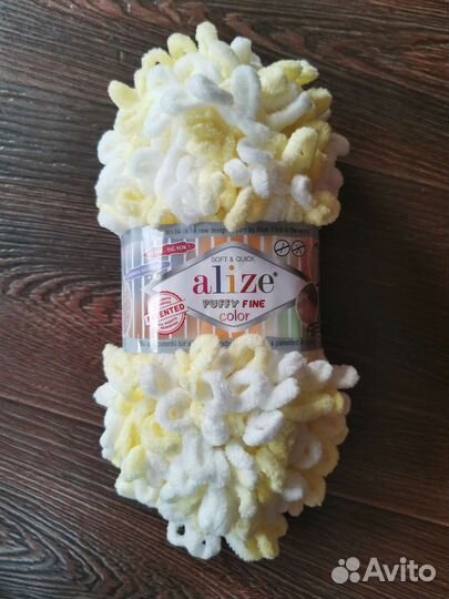 Пряжа ализе пуффи файн колор