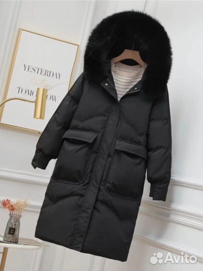 Пуховик зимний женский