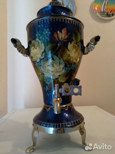 Новый расписной самовар 3 литра