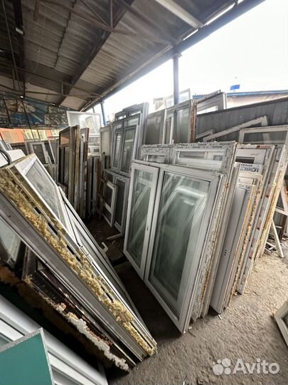 Пластиковые окна 100 ш 120 в Не Б/У