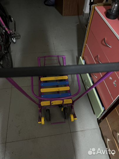 Санки ника на колесиках