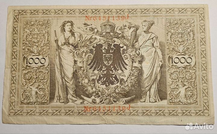 Банкноты Германия 1910 год