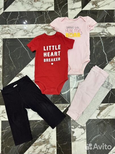 Одежда для девочки H&M Carters 18m