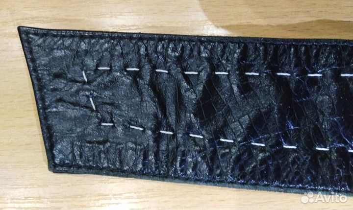 Чёрный пояс нат.кожа