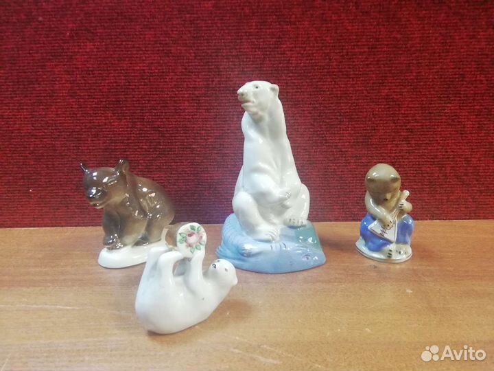 Статуэтки Медведи СССР