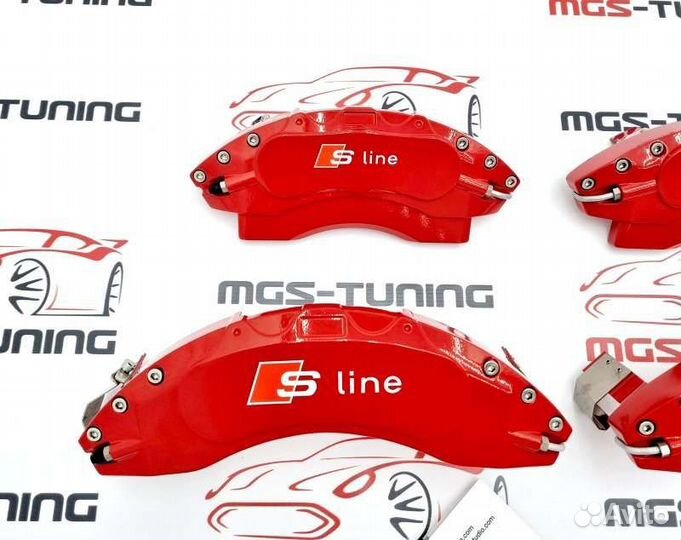 Накладки суппортов алюминий Audi Q7 4M S-line