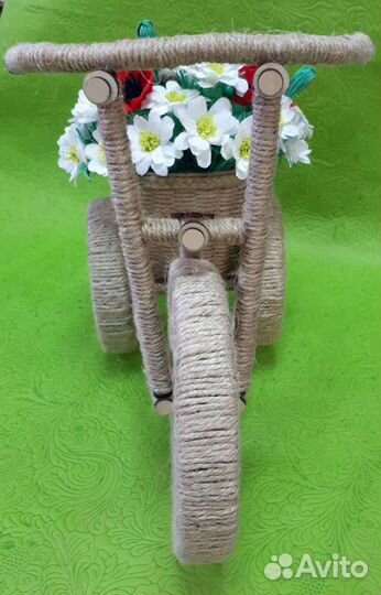 Велосипед с цветами.Сувенир