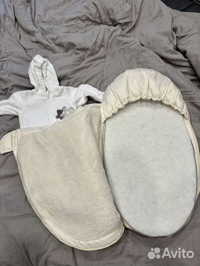 Конверт для новорожденного зимний