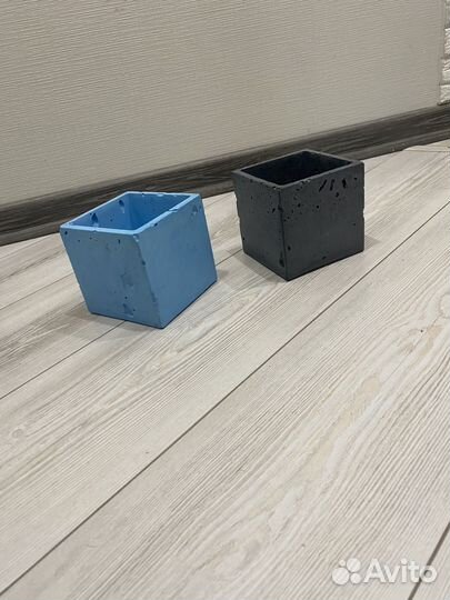 Кашпо горшок формы для свечей пепельница шкатулка
