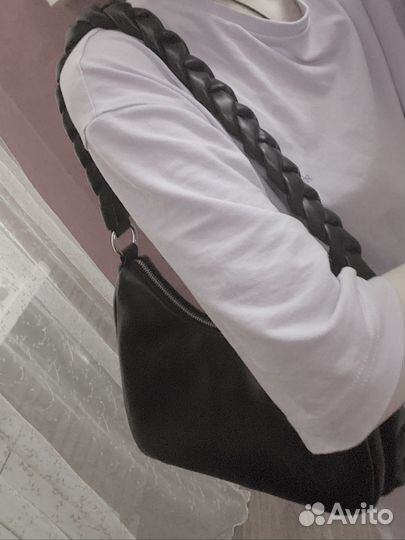 Сумка ecru bershka черная y2k