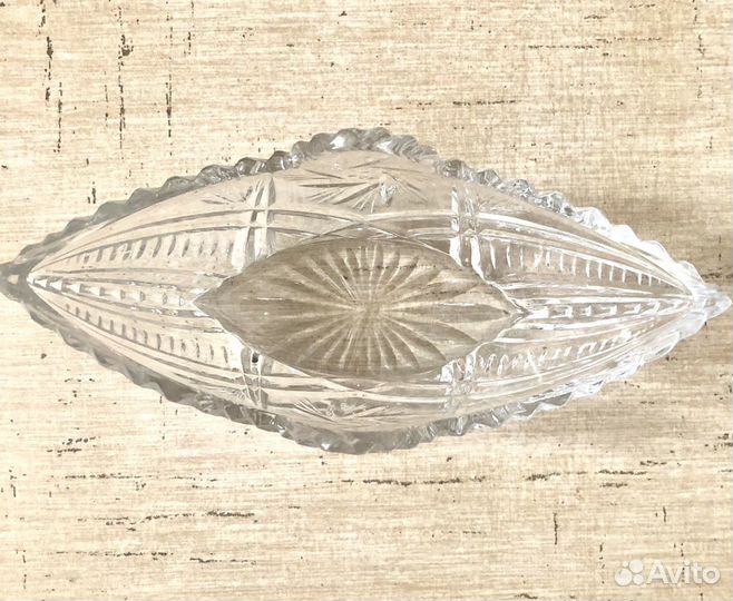 Ваза хрустальная СССР антиквариат