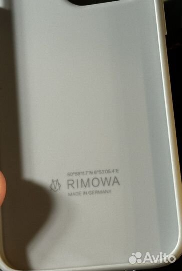 Чехол Rimowa алюминиевый iPhone 15 Pro Max silver