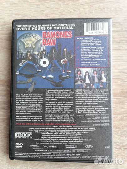 DVD Ramones Raw