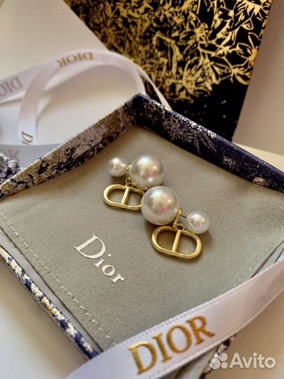 Серьги christian dior