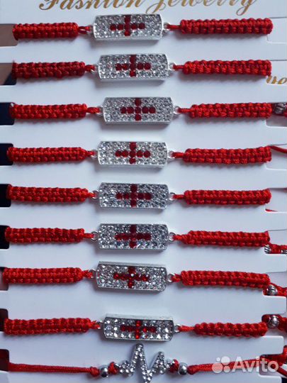 Браслеты красная нить