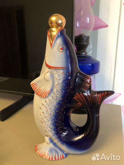 Фарфоровый коньячный набор 