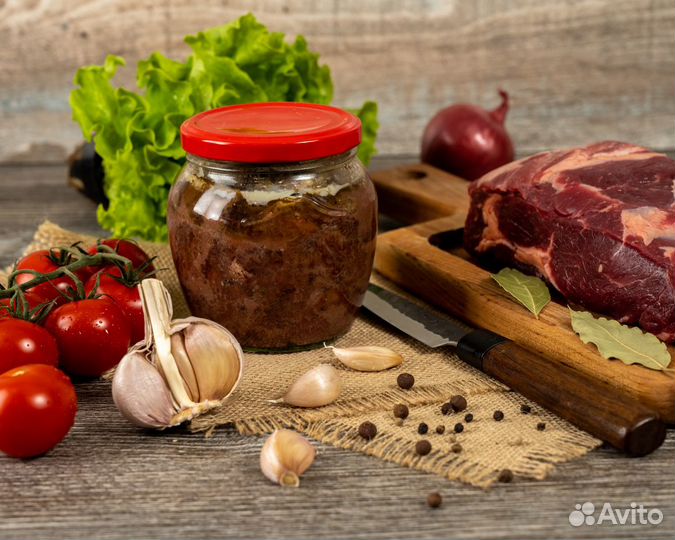 Фермерская тушенка говядина