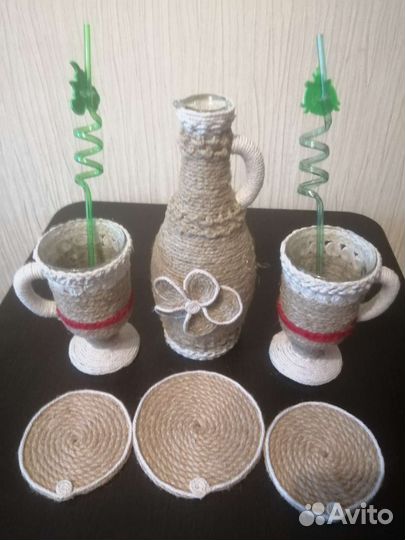 Задекорированый набор для глинтвейна в подарок